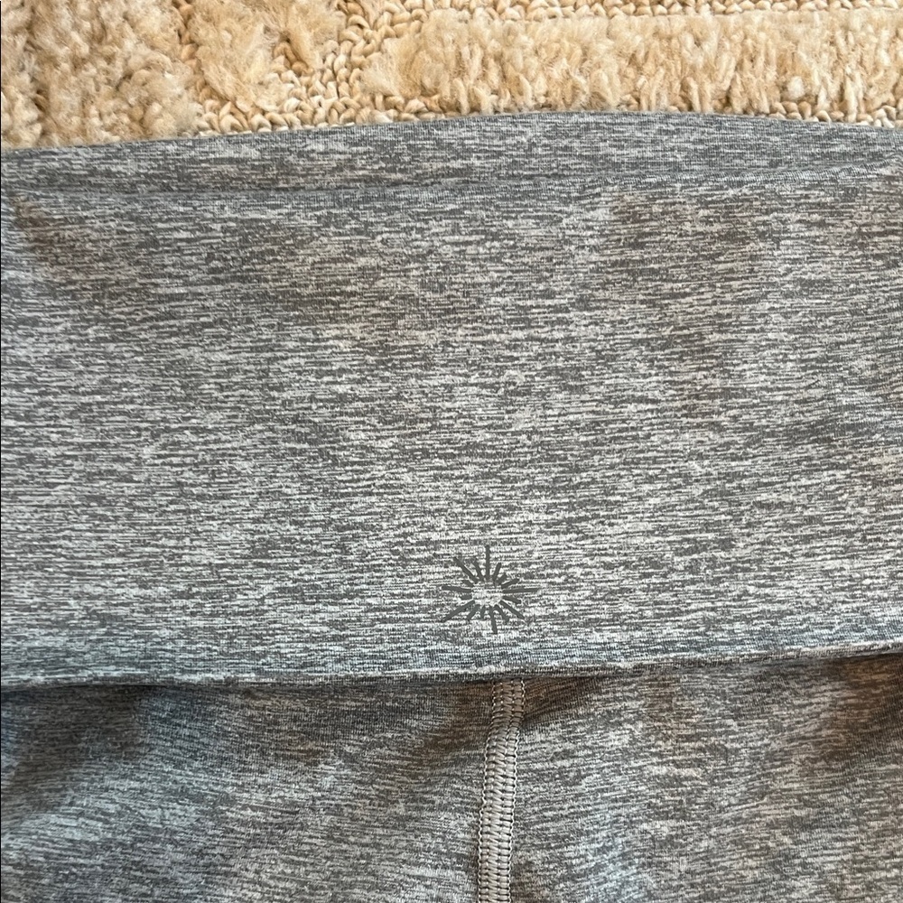 Grayish- green OFFLINE by Aerie the Hugger Foldover  Flare Hi-Rise Short Inseam - Picture 4 of 4